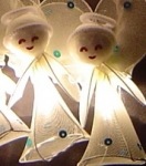 All White Fairy Angels - Heavenly fairy lights